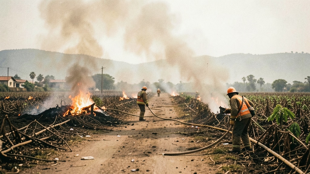 Segura EP controló 10 incendios forestales en Guayaquil con apoyo de Bomberos y FAE