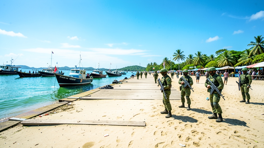 Infantería de Marina captura a seis hombres armados en aguas cercanas a Isla Puná