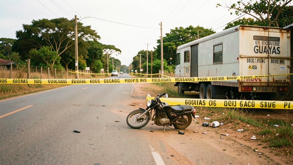 Pedro Carbo: Chofer de tráiler se entregó tras accidente fatal que mató a motociclista