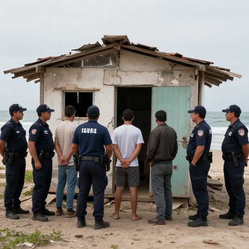 Desarticulan red criminal en Playas: Alias 'El Gordo' operaba centros de explotación juvenil