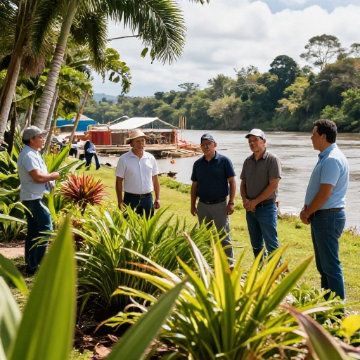 Inspección presidencial en Posorja: Avanza el Parque Turístico con recursos del GAD