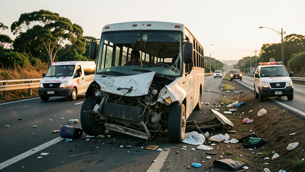 Un muerto y dos heridos en colisión de buses interprovinciales en Babahoyo-Jujan