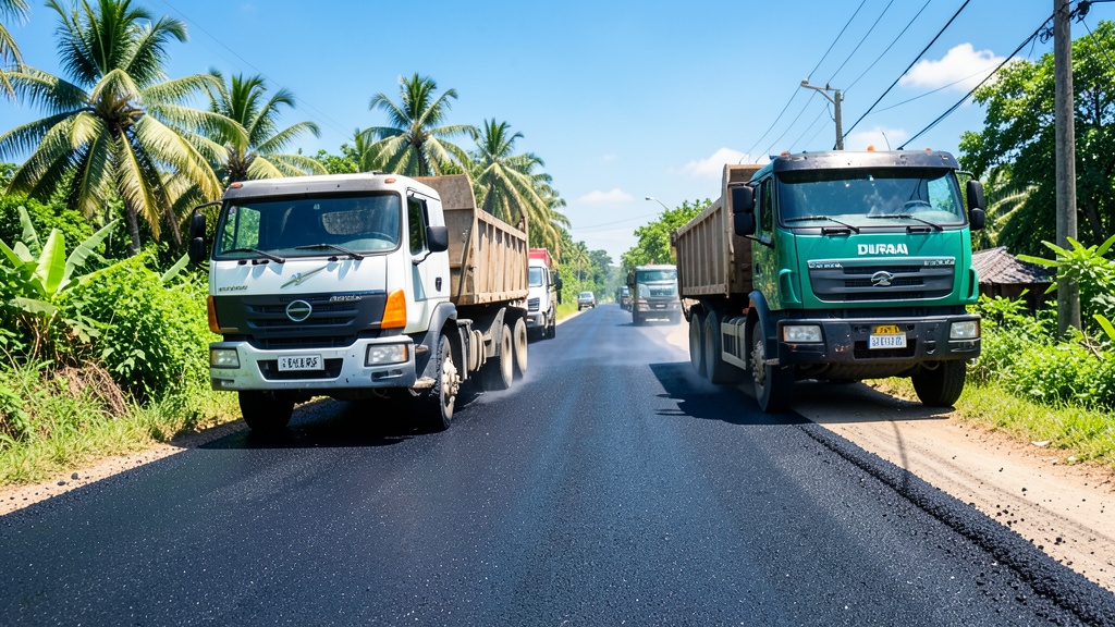 Avanza asfaltado en vía principal de la Cooperativa 28 de Agosto en Durán