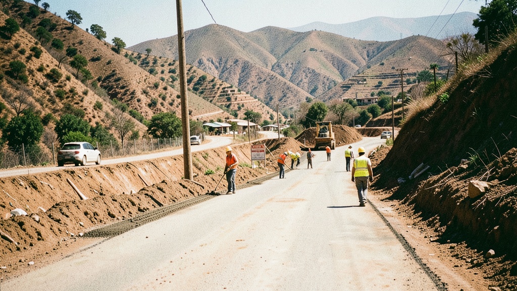 Alvarez revisa 95% de obra vial en Alborada norte con inversión de USD 8,4 millones