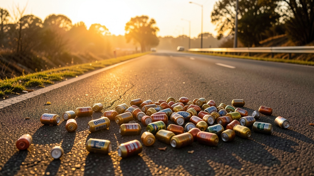 Caída de jabas de cerveza cierra oreja vial Perimetral-Daule el 1 de noviembre