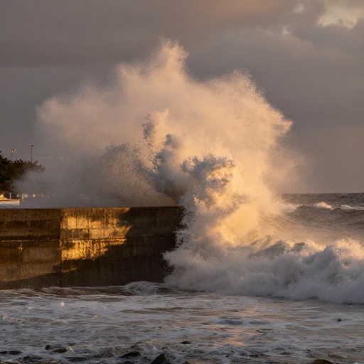 Alerta por oleaje fuerte en playas del Guayas: olas de hasta 2 metros