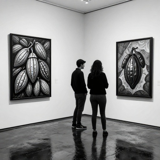 Museo del Cacao acoge muestra binacional sobre medio ambiente con artistas ecuatorianos y peruanos