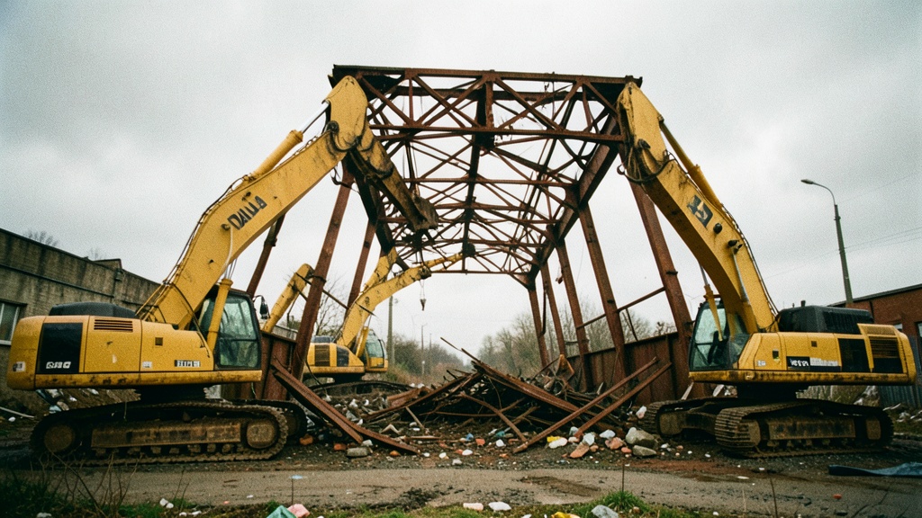 Prefectura del Guayas inicia demolición del puente colapsado en Daule