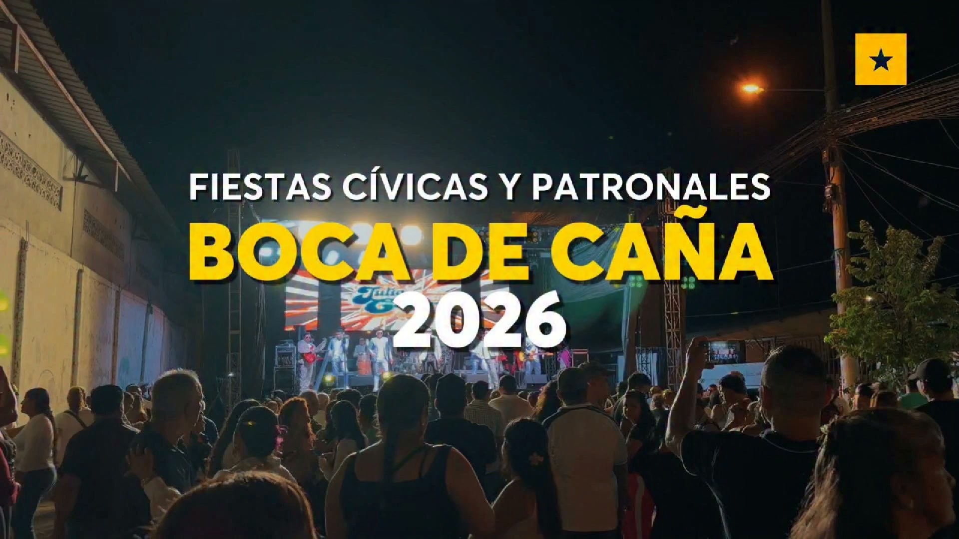 Boca de Caña celebra sus fiestas patronales con música y orgullo local
