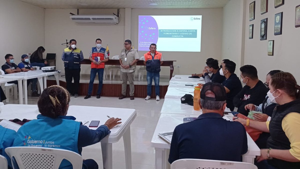 Capacitación en Manual Esfera para Mesa Técnica 4 en Daule