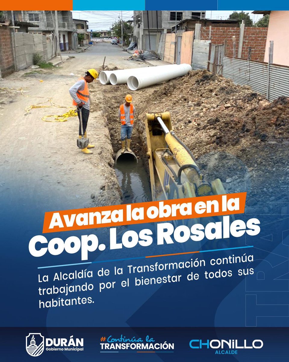 Instalan alcantarillado pluvial en Coop. Los Rosales para reducir inundaciones