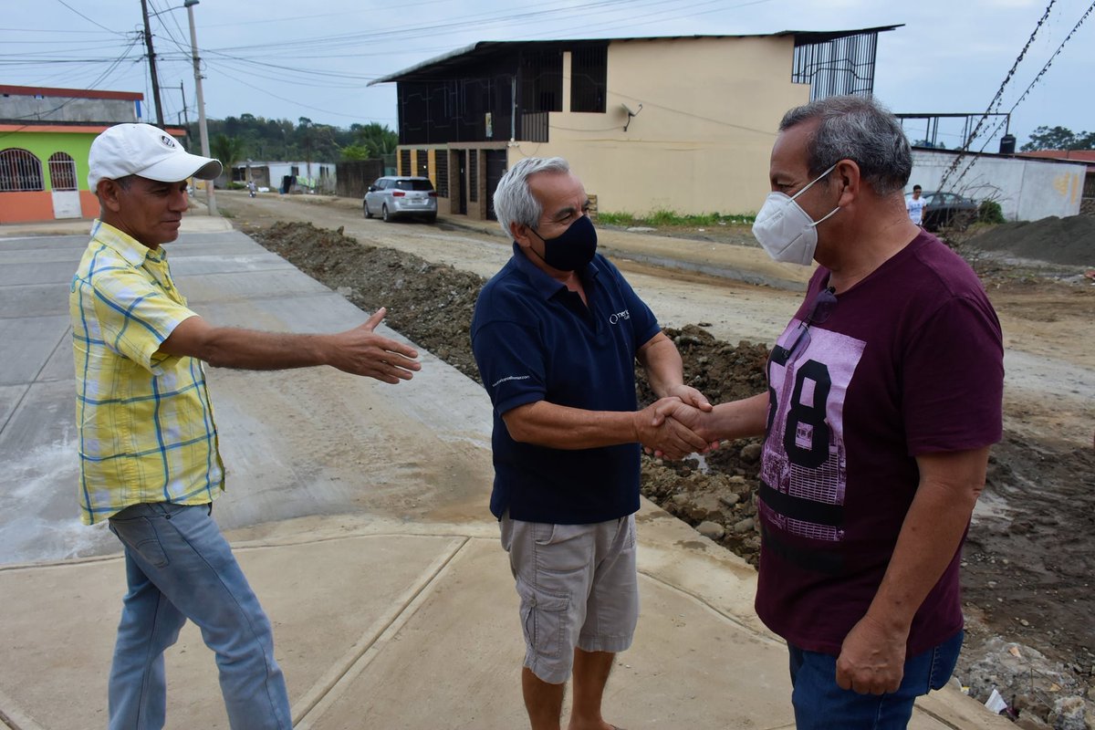 Alcaldía de El Empalme supervisa obras en acceso a ciudadelas