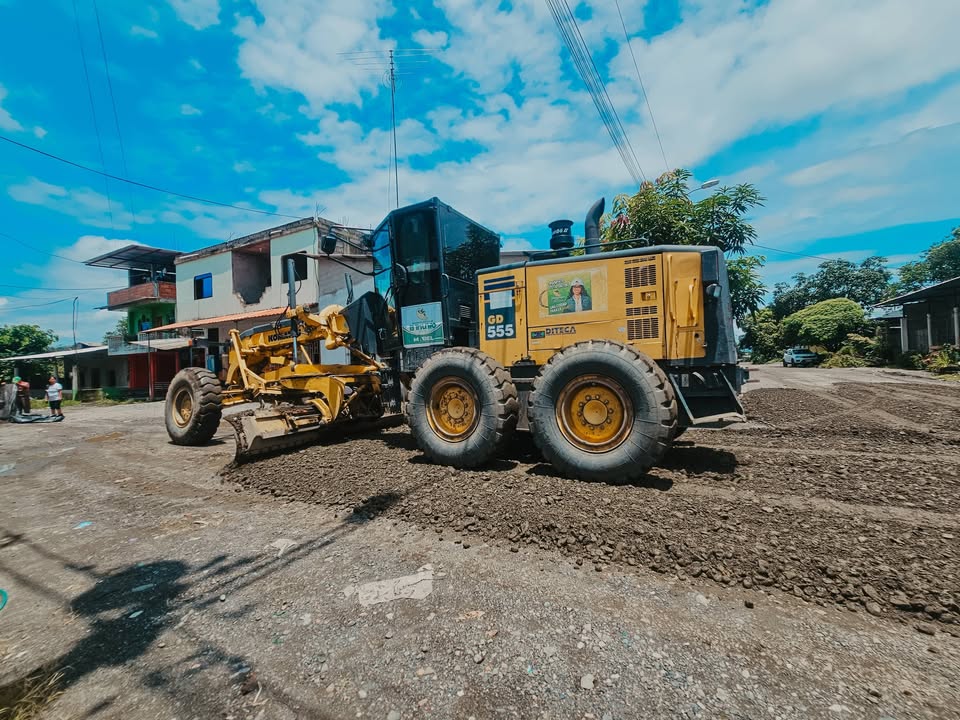El Achiote: El municipio mejora calles para agilizar el tránsito rural