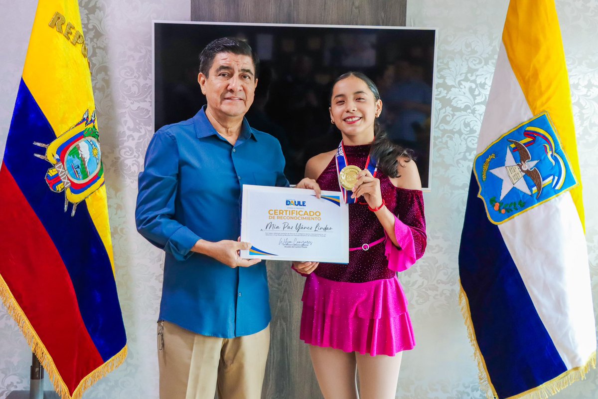 Patinadora dauleña Mía Yánez obtuvo oro en el Ranking Mundial America’s Cup
