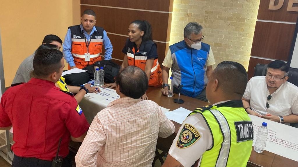 Riesgos Ecuatorianos revisa acciones del COE Daule tras lluvias de enero