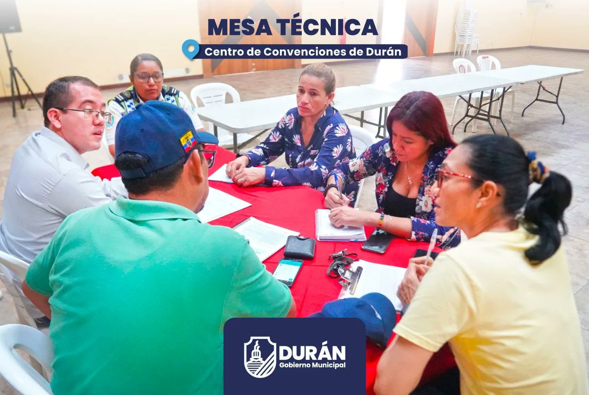 Mesa Técnica de Durán coordina contingente para enfrentar El Niño