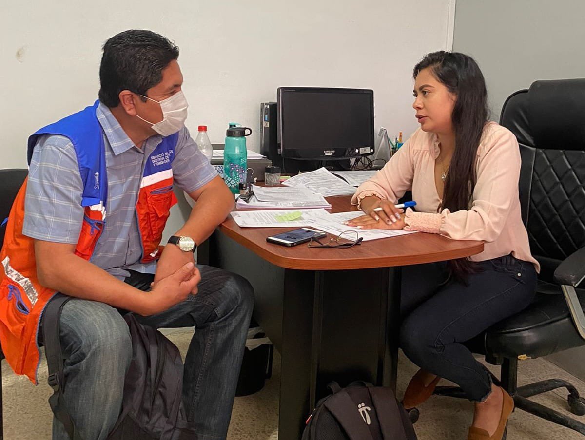Funcionarias revisaron obras de mitigación contra inundaciones en Guayas
