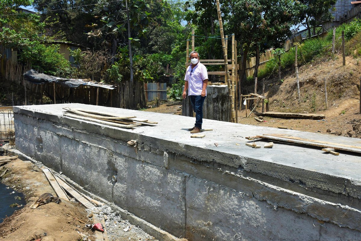 Obras de alcantarillado avanzan rápido en El Hueco, Empalme
