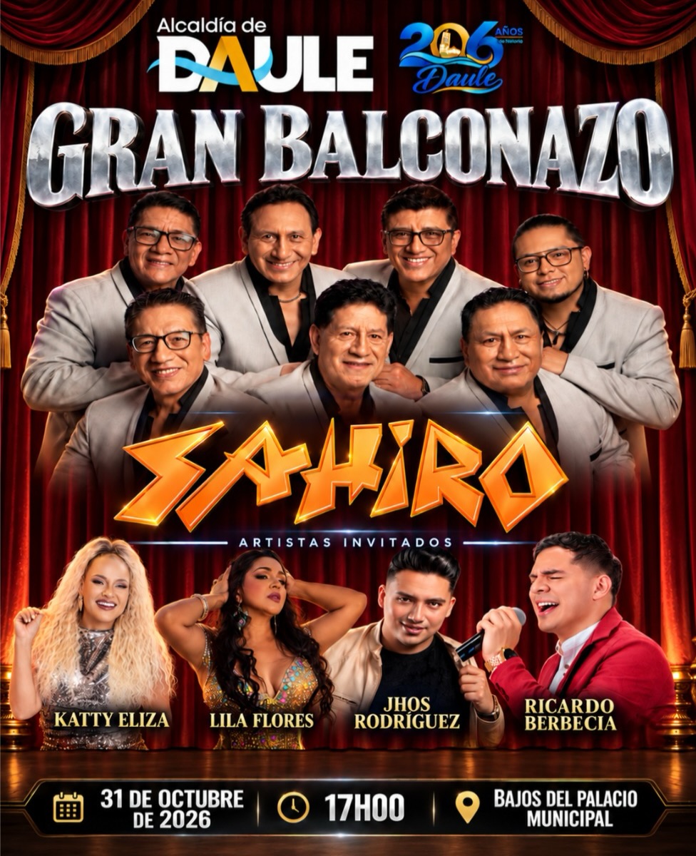 Gran Balconazo abre el Mes del Dauleñismo con Sahiro y Jhos Rodríguez este 31 de octubre