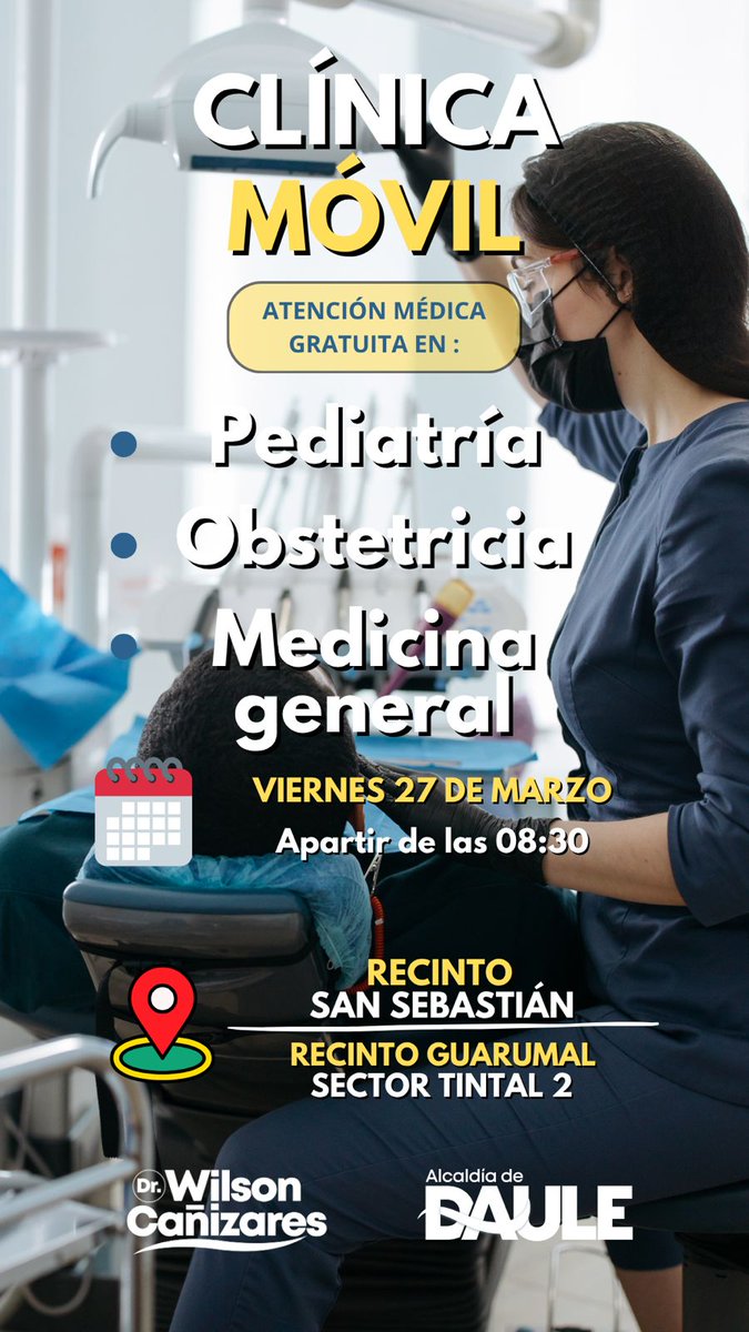 Clínicas Móviles del GAD Daule brindan atención gratuita en medicina general, obstetricia y veterinaria