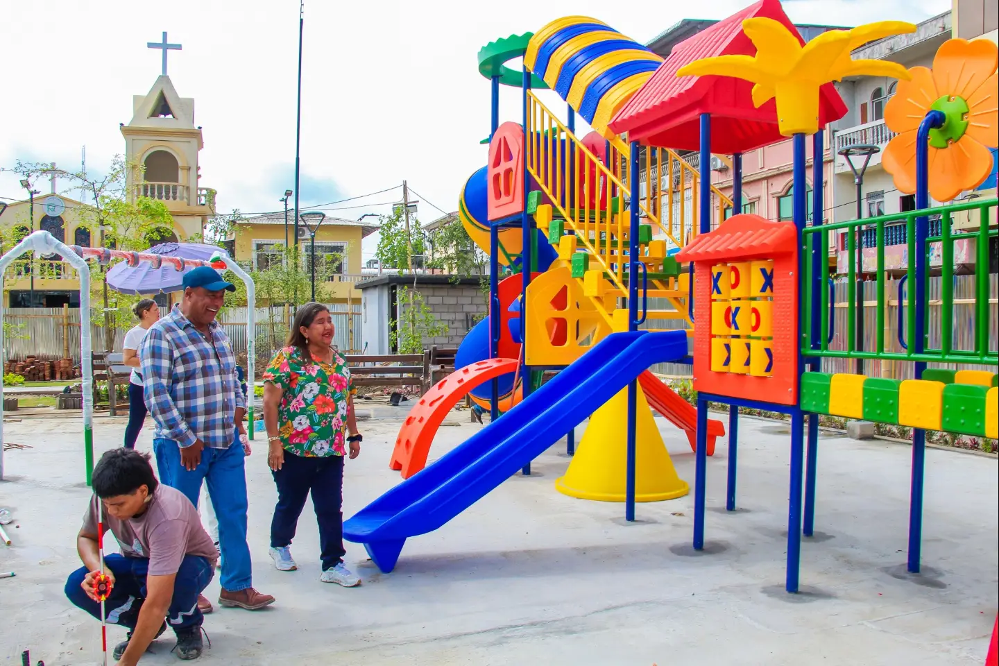 Inspección en Parque Santa Clara: Avances en remodelación para familias dauleñas