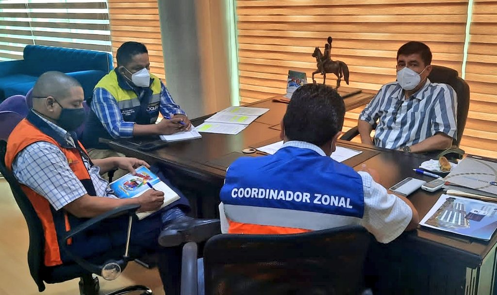 Reunión en Daule busca fortalecer gobernanza de riesgos ante amenazas naturales