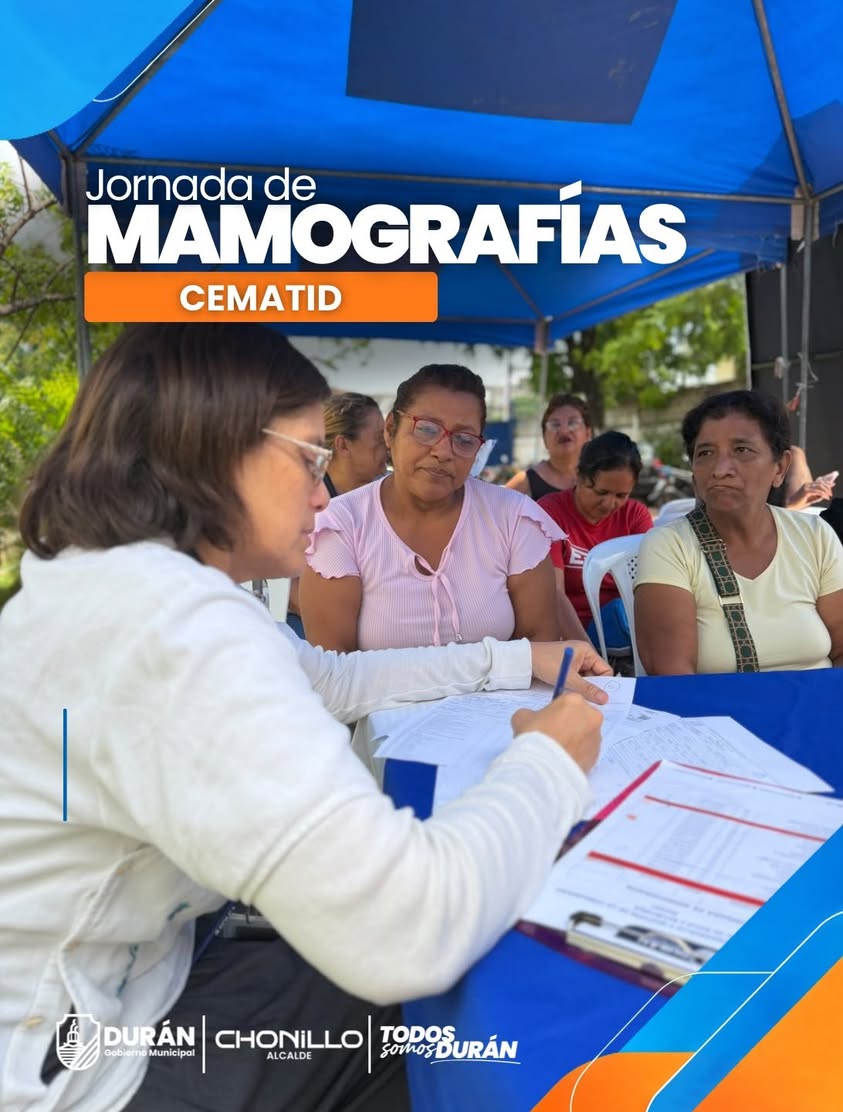 Jornada de mamografías gratuitas en CEMATID prioriza prevención del cáncer de mama en Durán