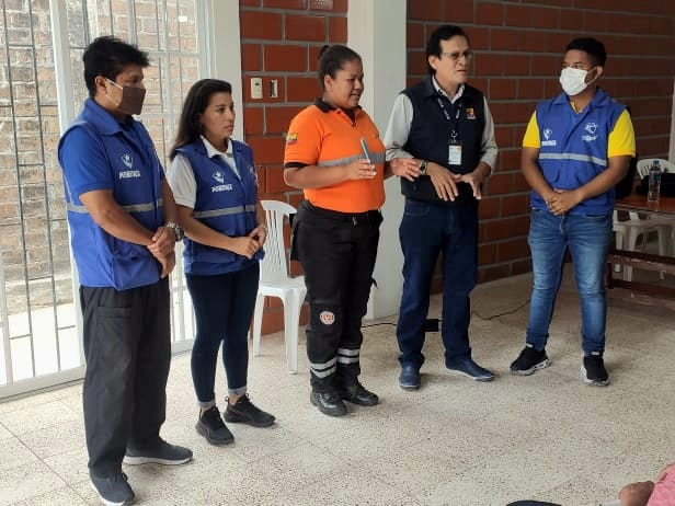 Capacitación en gestión de riesgos para personas con discapacidad en Guayas