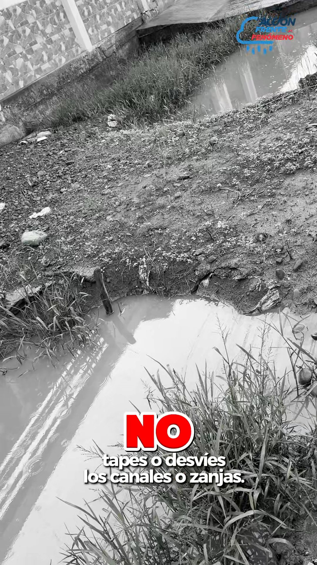 Milagro advierte: no obstruir canales para evitar inundaciones