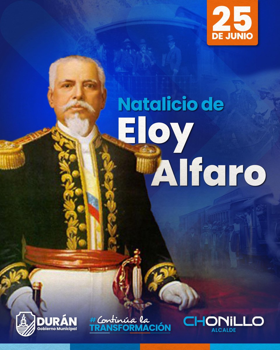 Durán rinde homenaje a Eloy Alfaro en su aniversario natalicio