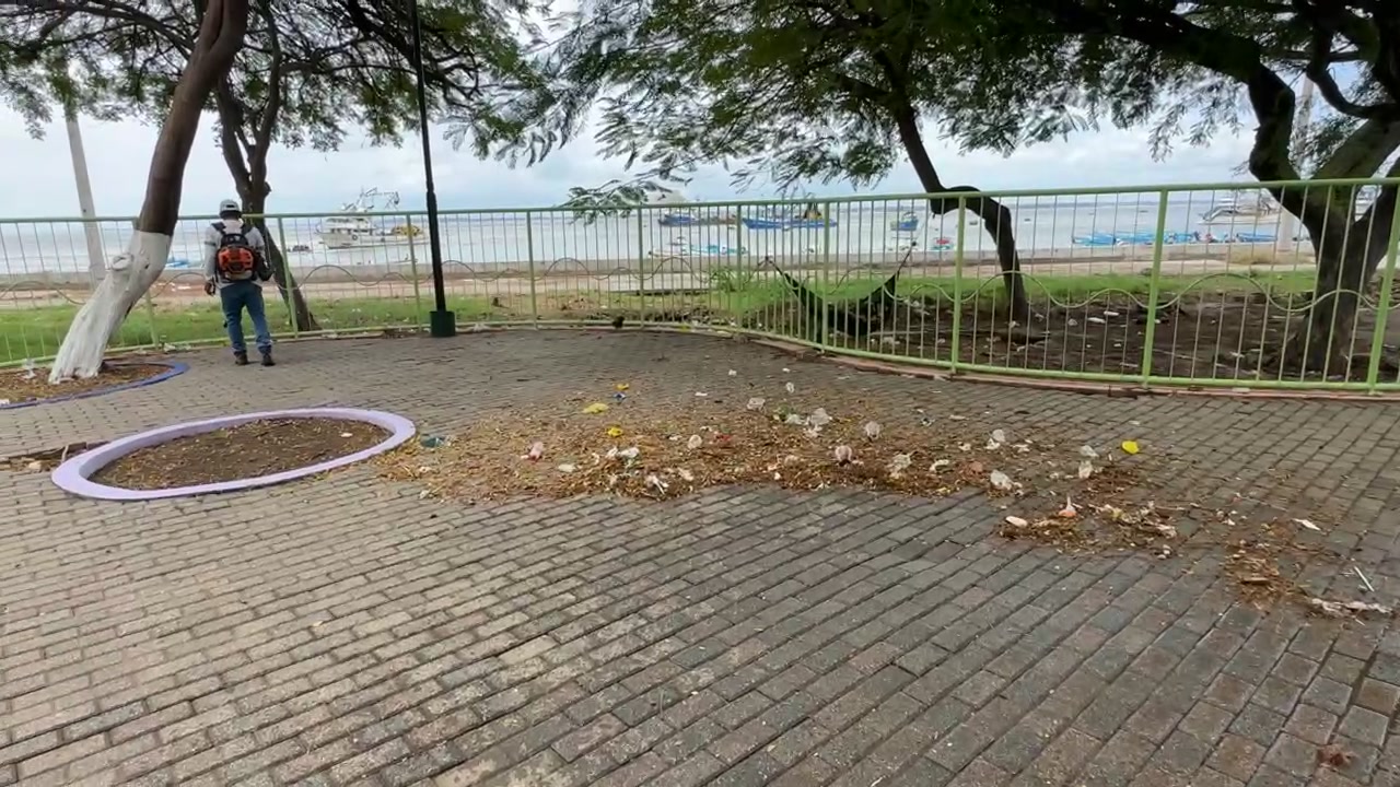 Inspección del Parque Turístico de Posorja: orden y seguridad para el visitante