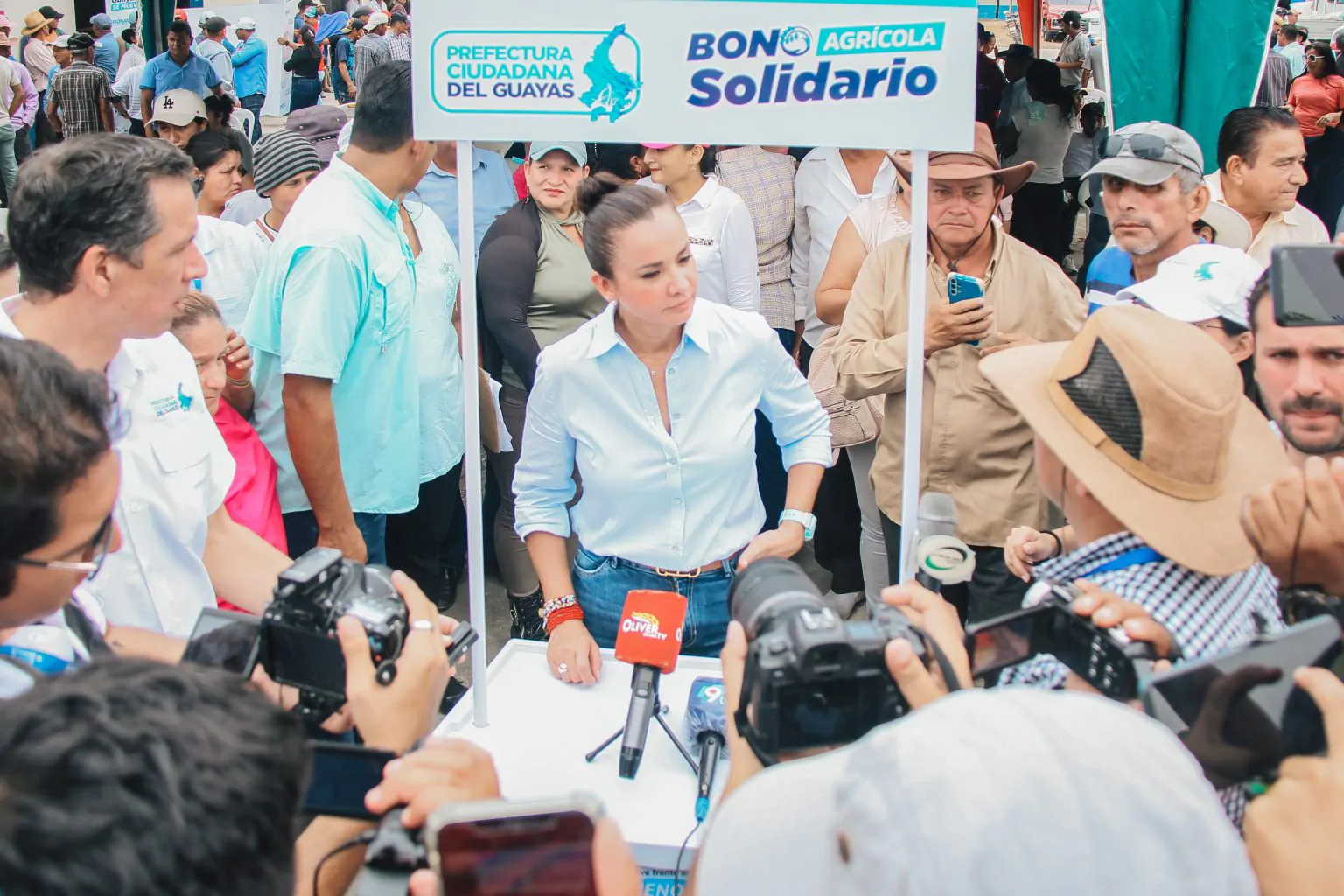 Prefectura del Guayas lanza Bono Agrícola Solidario de USD 450 para pequeños productores en Daule