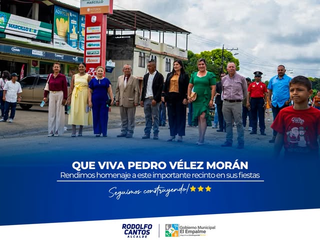 Pedro Vélez Morán celebra 83 años con desfile cívico y homenaje al recinto