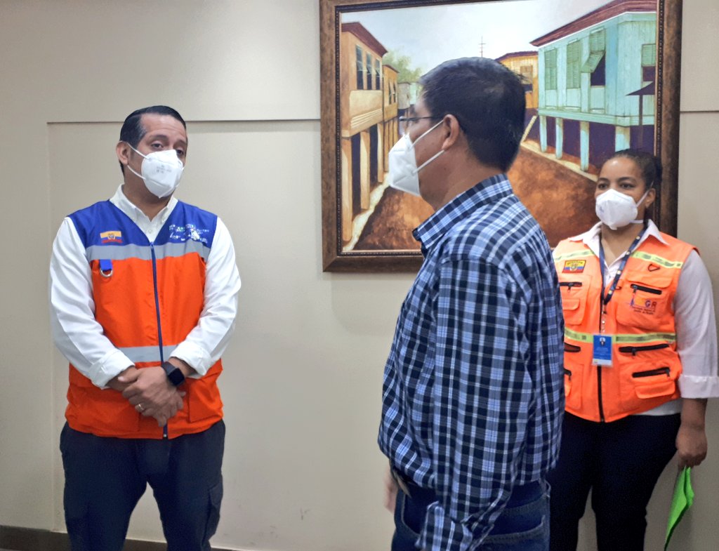 Riesgos Ecuatorianos y GAD Daule coordinan ante emergencia sanitaria en mayo 2020