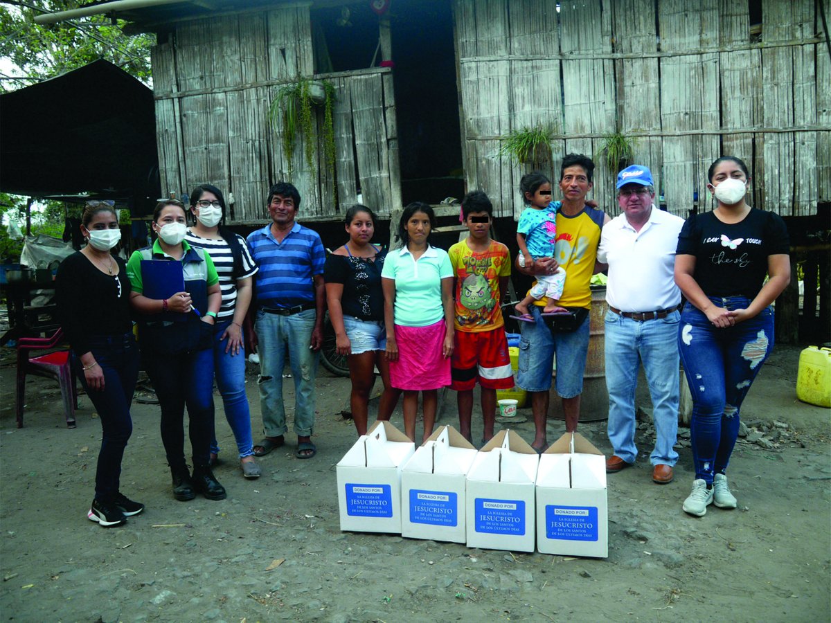 Entrega de kits de alimentos en Campin 2 y Mate Palo