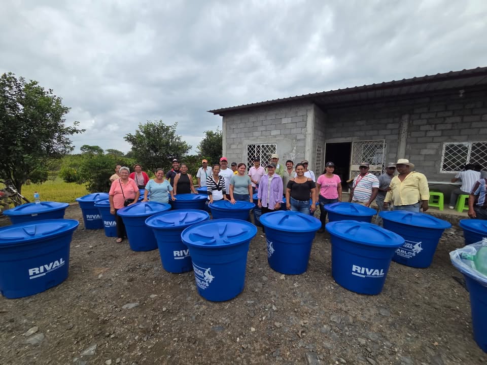 Palestina recibe tanques de agua para abastecer a comunidades rurales del cantón