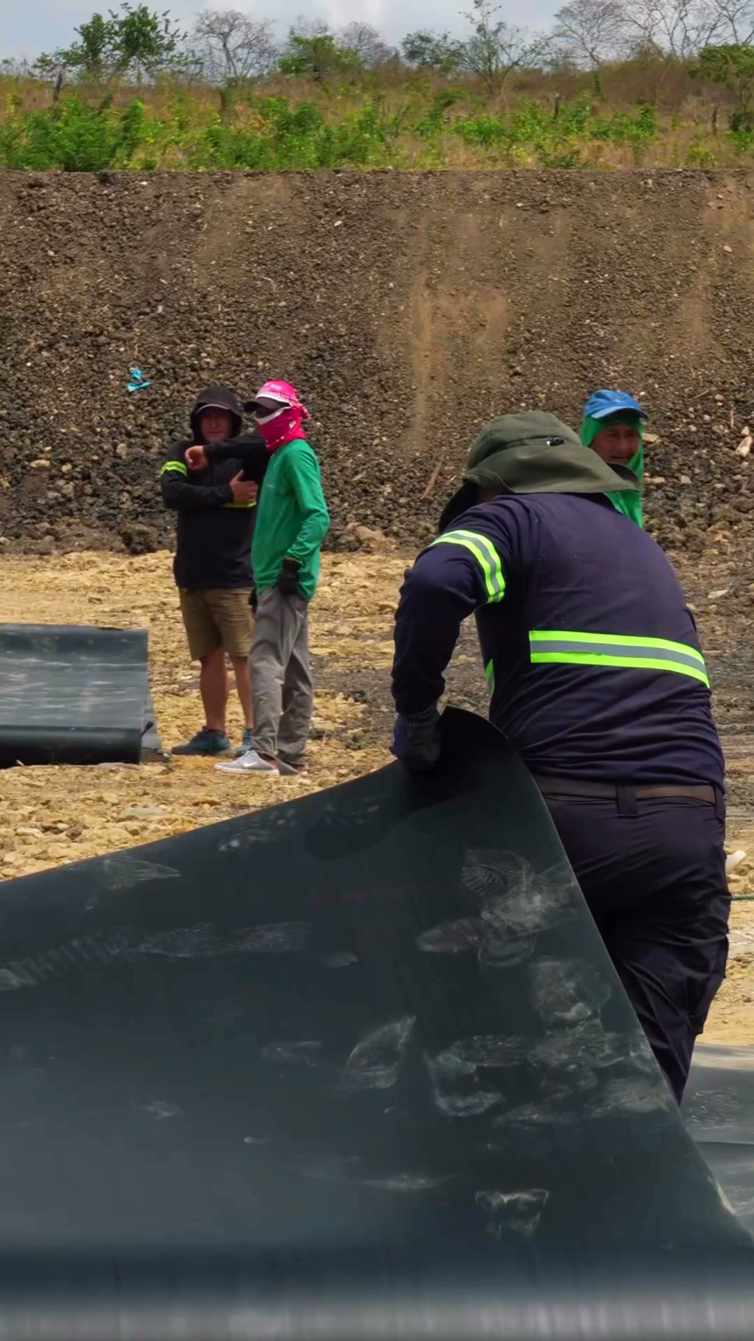 Obras de geomenbrana avanzan en Las Piedras y fortalecen el desarrollo rural de Sabanilla