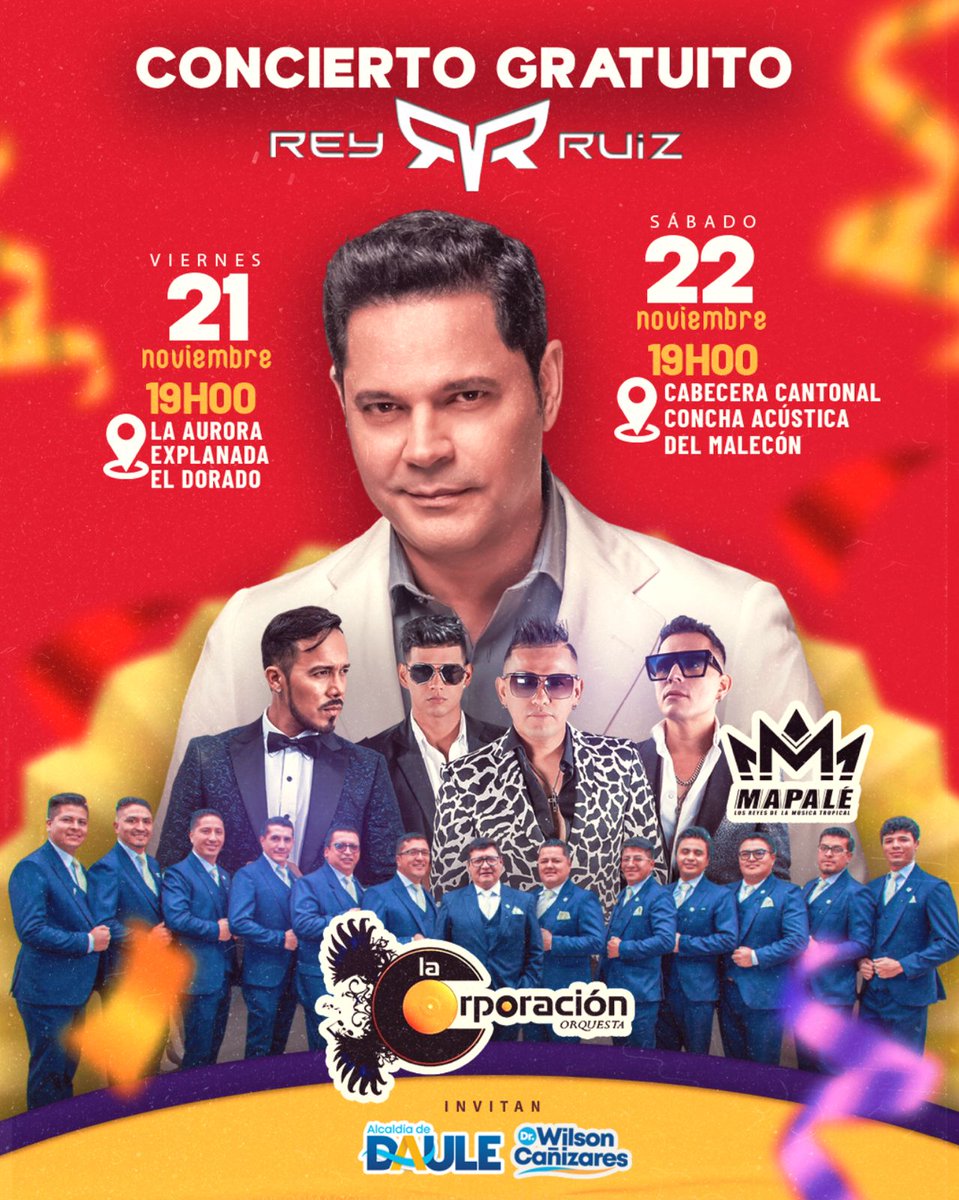 Daule celebra 205 años con conciertos gratuitos en La Aurora y Cabecera
