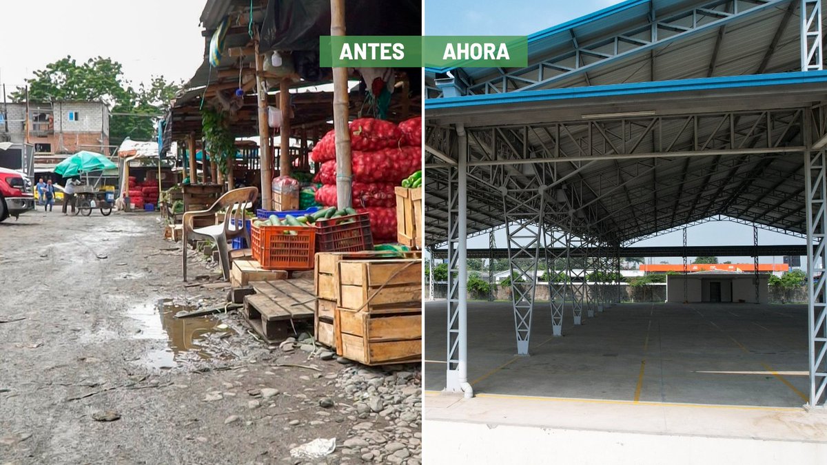 Comerciantes de Milagro inician traslado al nuevo mercado mayorista