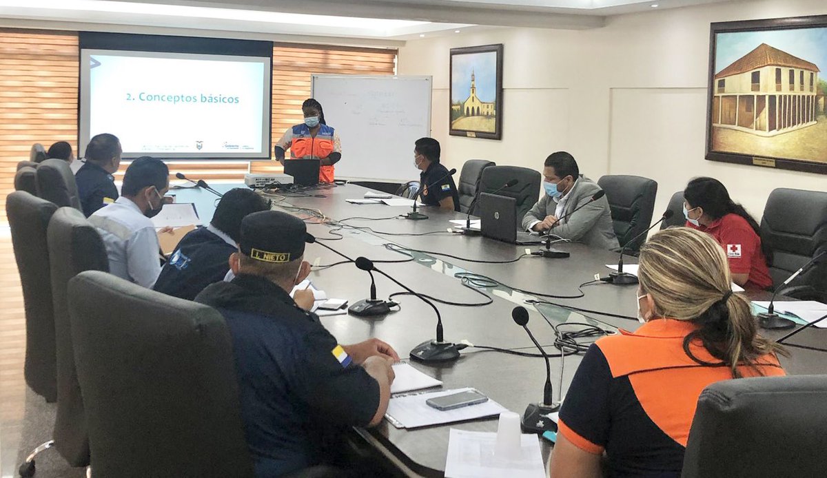 Secretaría de Gestión de Riesgos capacita a equipos locales en Daule