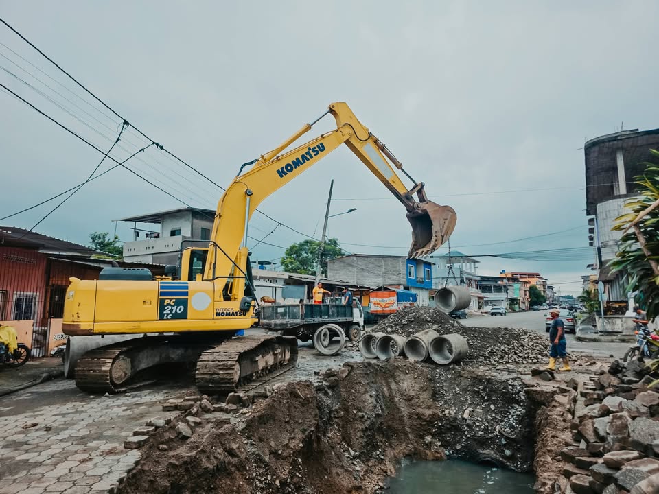 Alcaldía de El Triunfo inicia obra de drenaje pluvial en barrio 17 de Septiembre
