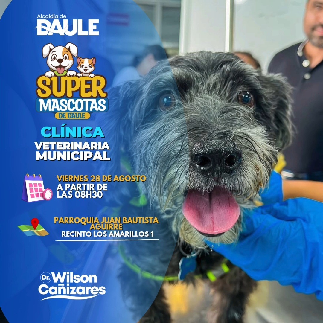 Clínicas móviles del GAD Daule llevan salud y veterinaria gratuita a todo el cantón