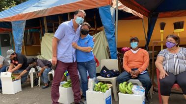 Entrega de kits de víveres y bioseguridad a CERIDITE en Coronel Marcelino Maridueña