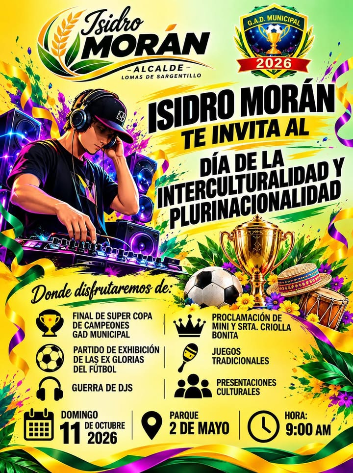 Lomas de Sargentillo celebra la interculturalidad con fútbol y juegos tradicionales