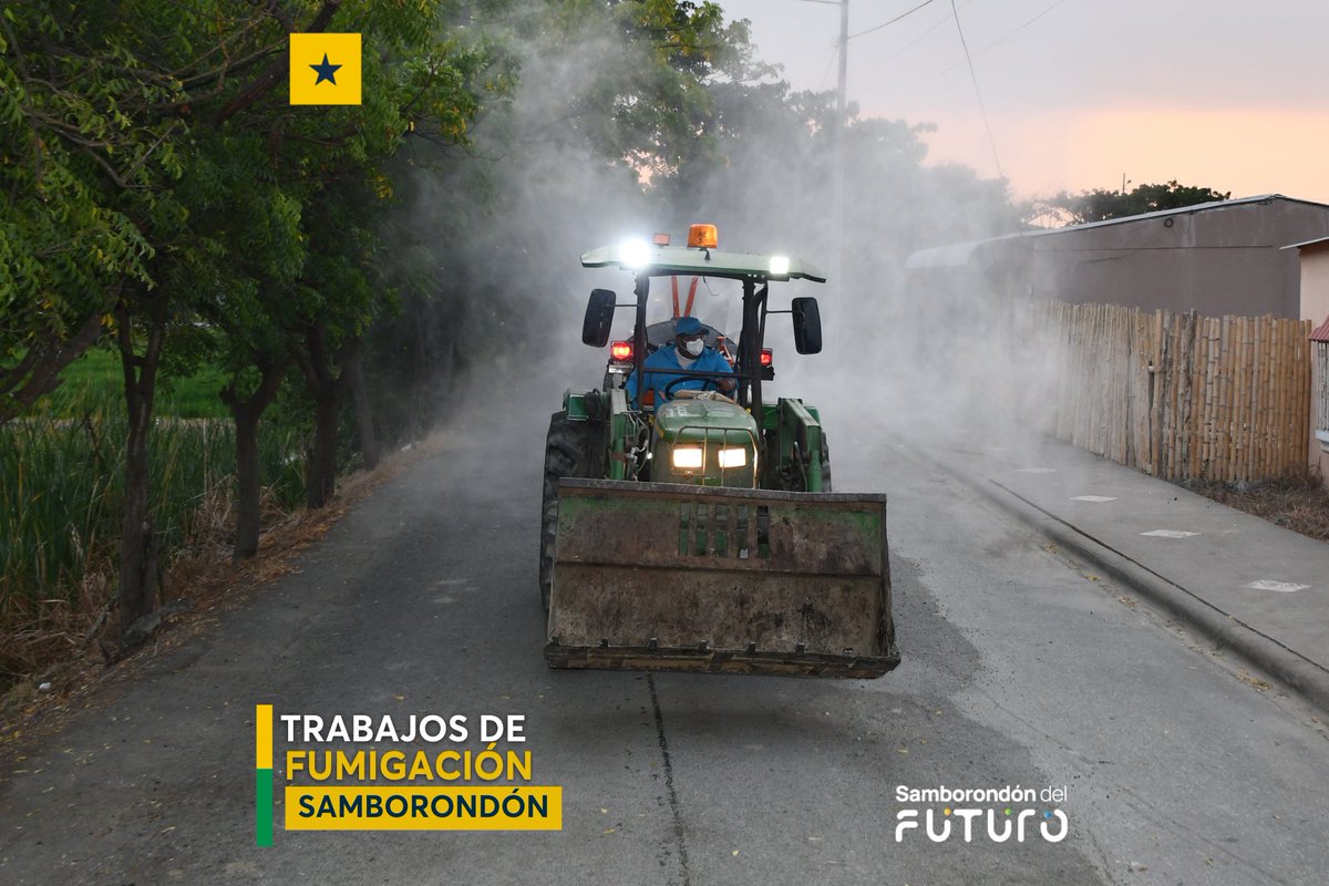 Fumigan en Samborondón, Tarifa y Boca de Caña para cuidar a las familias