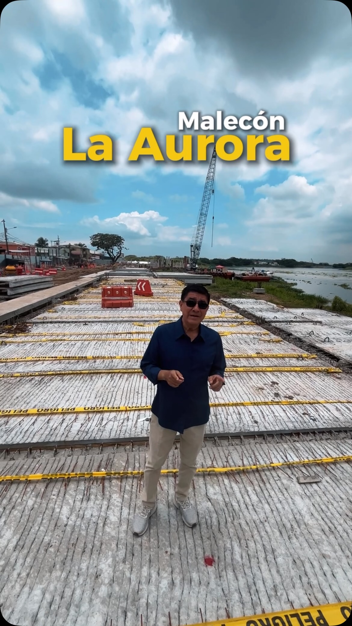 Supervisan avances del Malecón de La Aurora para mejorar el esparcimiento vecinal