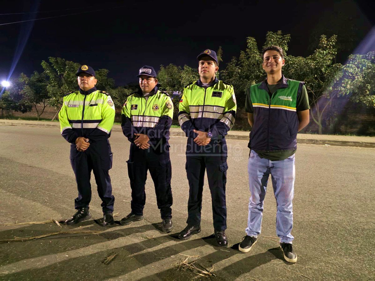 Operativo nocturno en Coronel Marcelino Maridueña une a municipio, CTE y gestión de riesgos