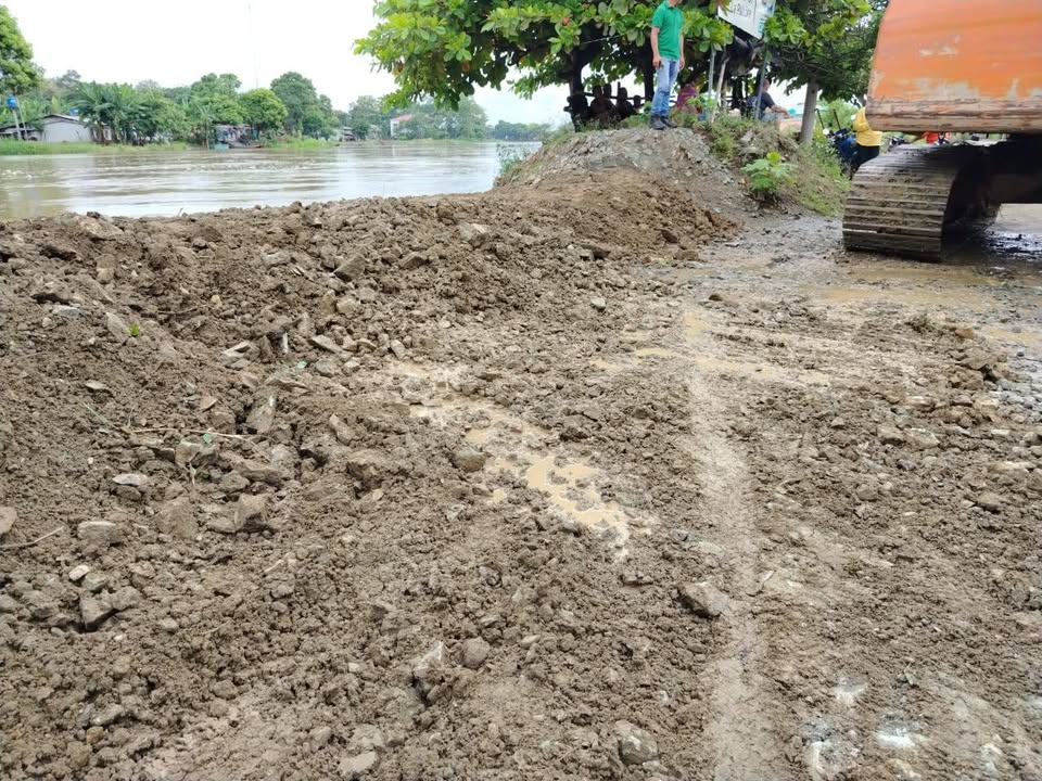 Refuerzan muro contra inundaciones en General Vernaza ante lluvias
