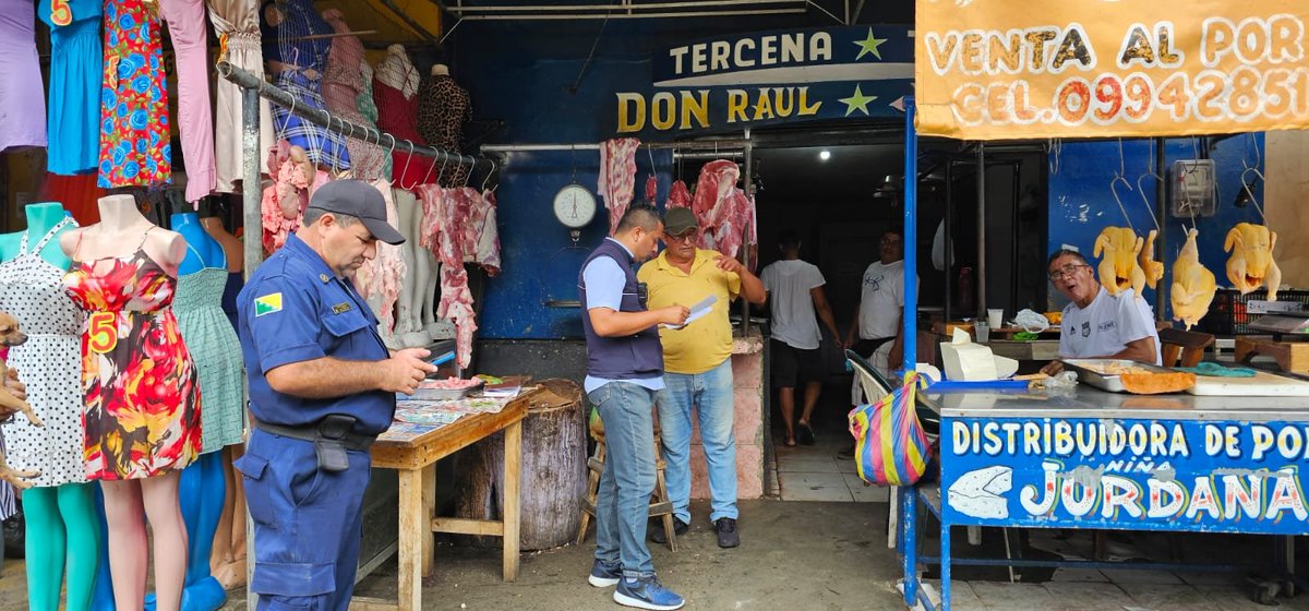 Operativos municipales mejoran el control de carnes en El Empalme