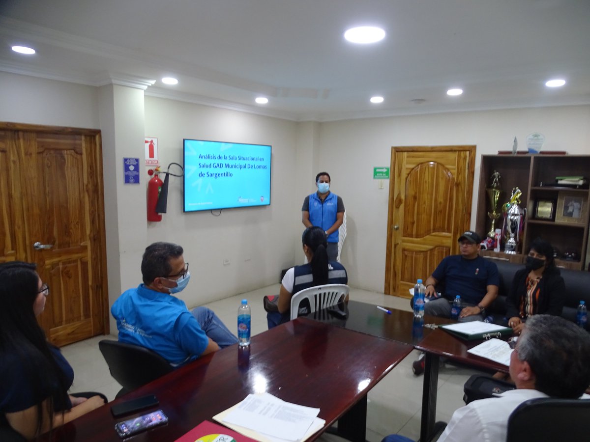 Salud de Lomas de Sargentillo analiza su perfil epidemiológico en reunión técnica